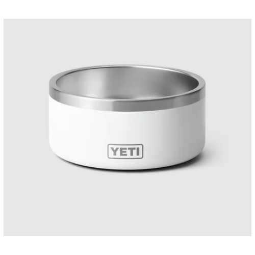 Yeti Boomer 8 Dog Bowl - White