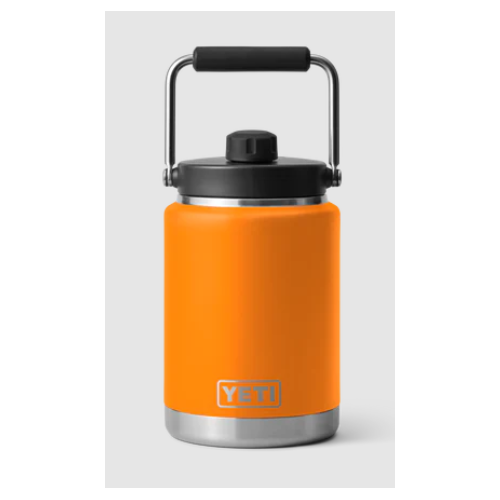 Yeti Rambler Half Gallon Jug King Crab Orange