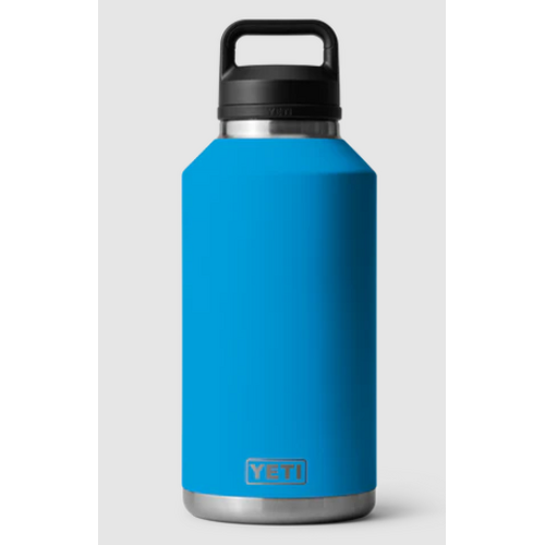 YETI Rambler 64oz Bottle Chug Big Wave Blue