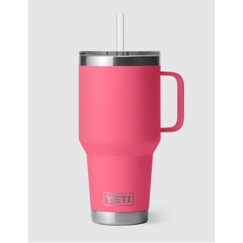 YETI Rambler 35oz Straw Mug Tropical Pink