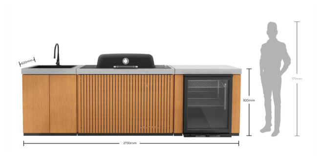 Everdure Seabreeze | BBQ, Sink Module | Beverasge Cooler and Module
