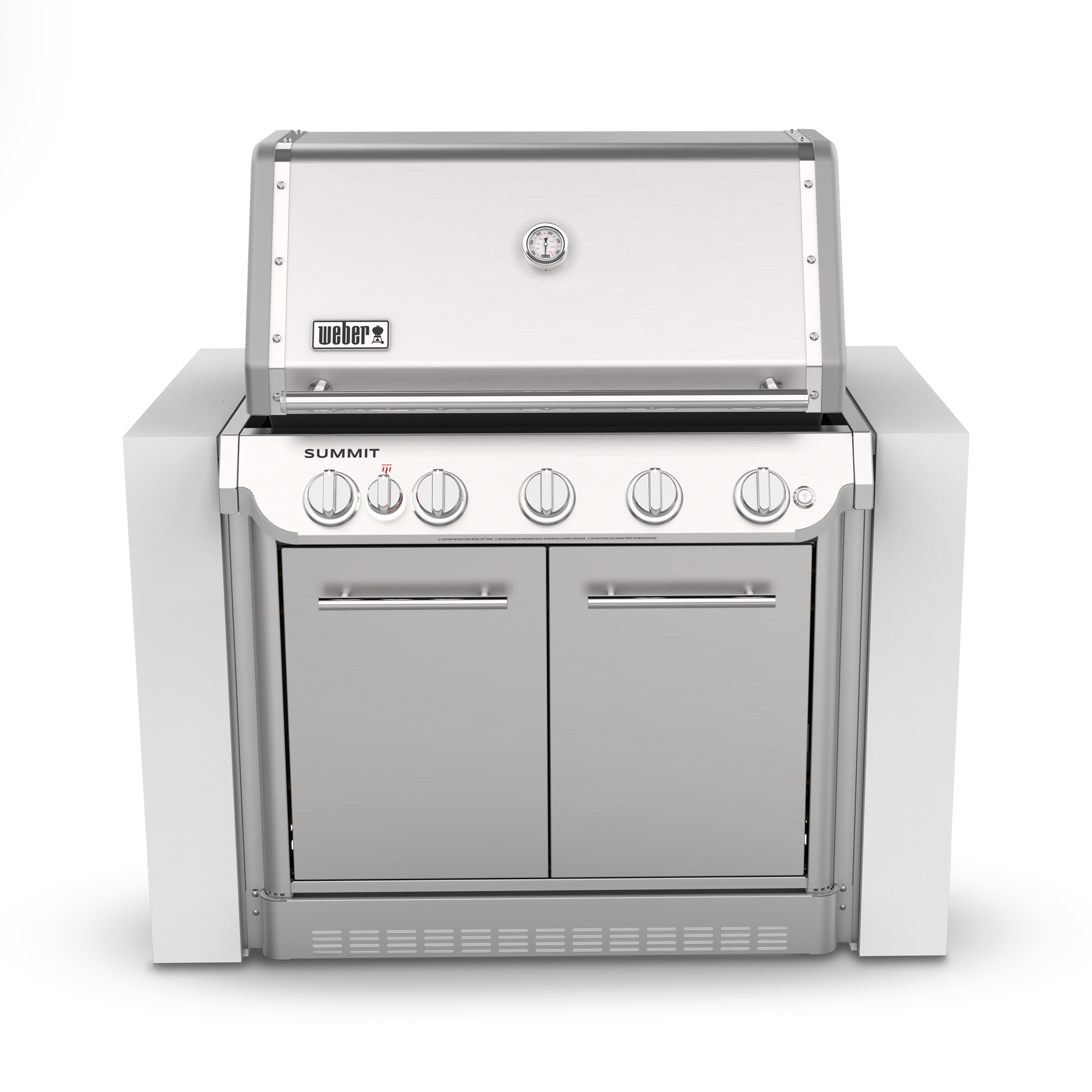 Summit® SB38 Built-In Gas Barbecue Stainless Steel (Natural Gas)