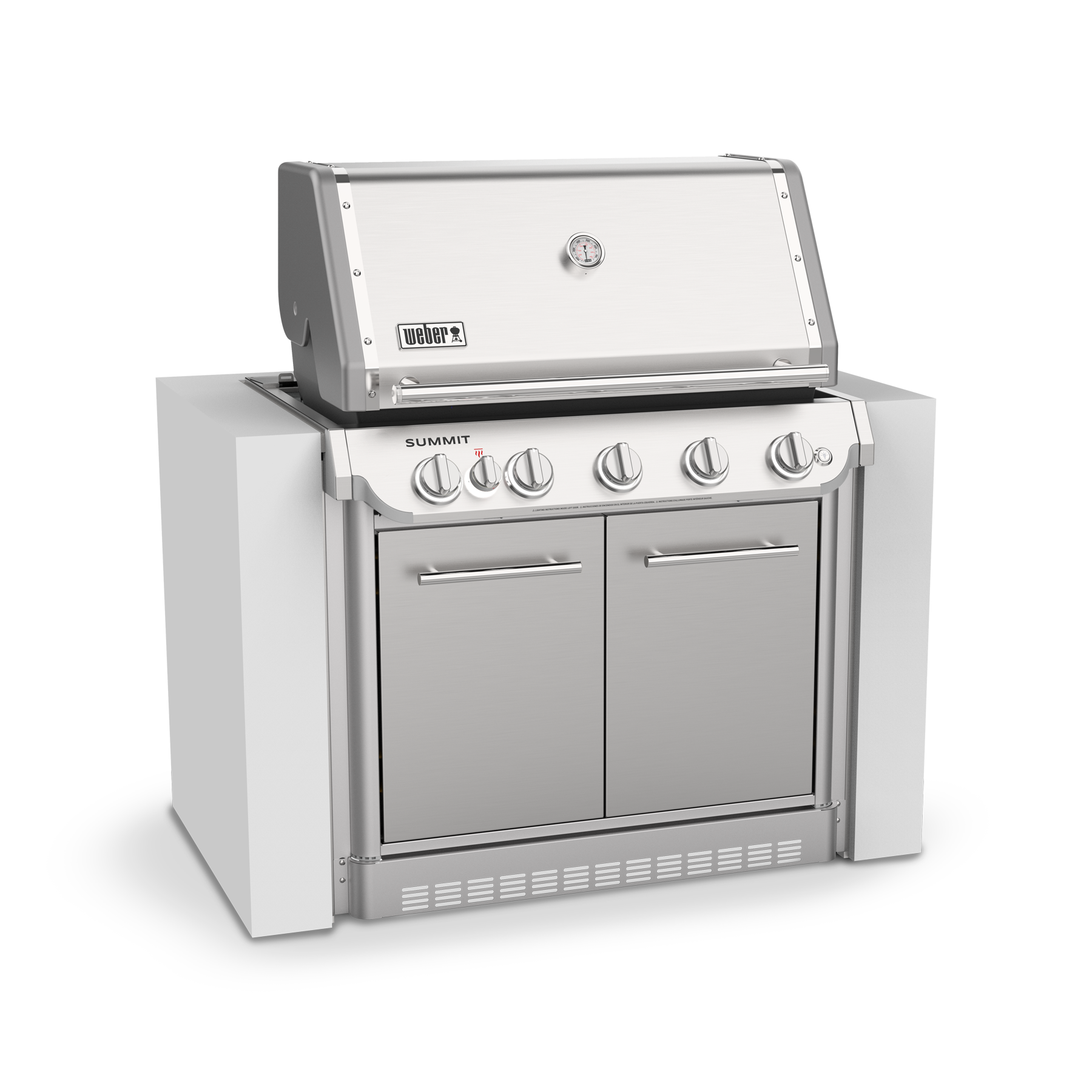 Summit® SB38 Built-In Gas Barbecue Stainless Steel (Natural Gas)