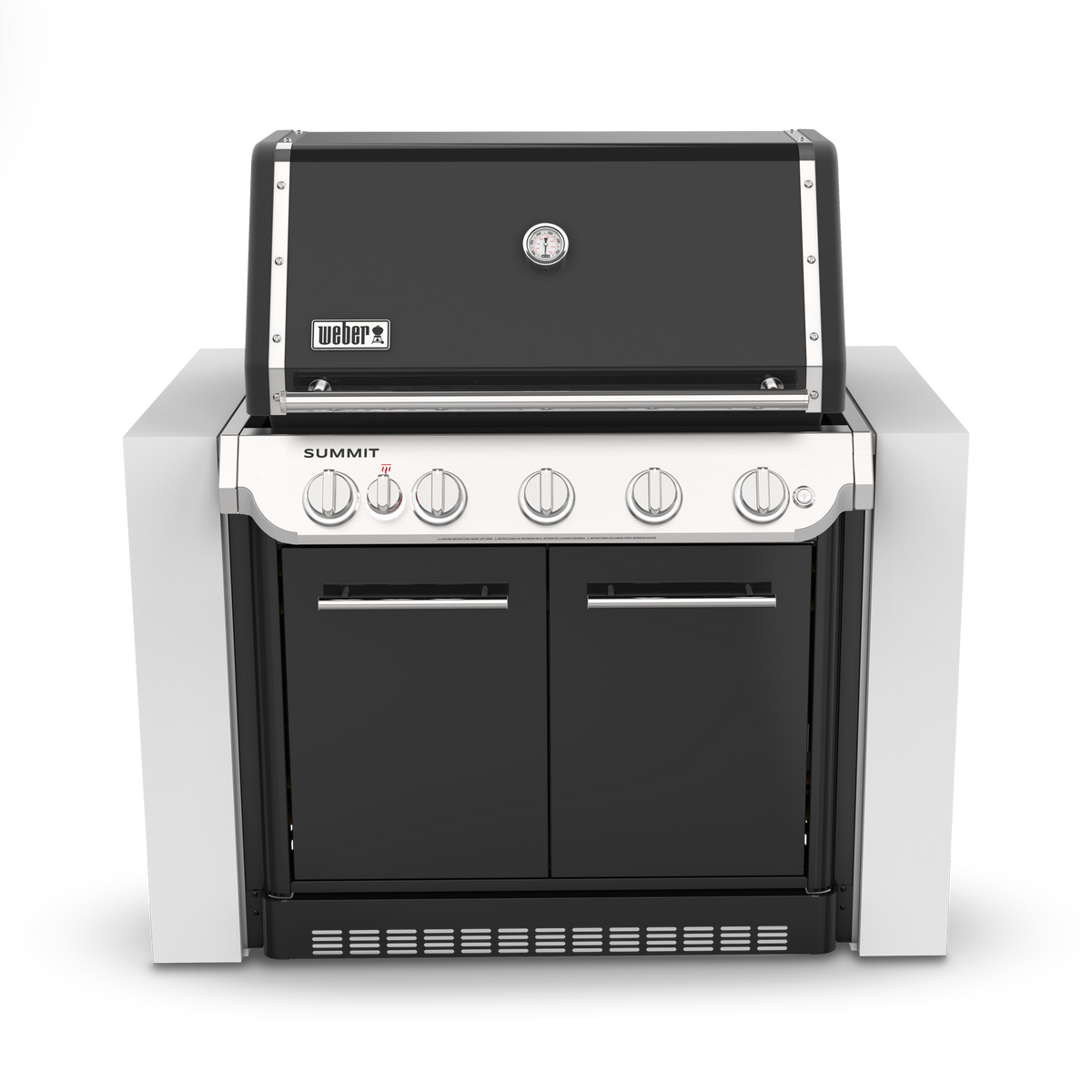 Summit® SB38 Built-In Gas Barbecue Black (LPG)