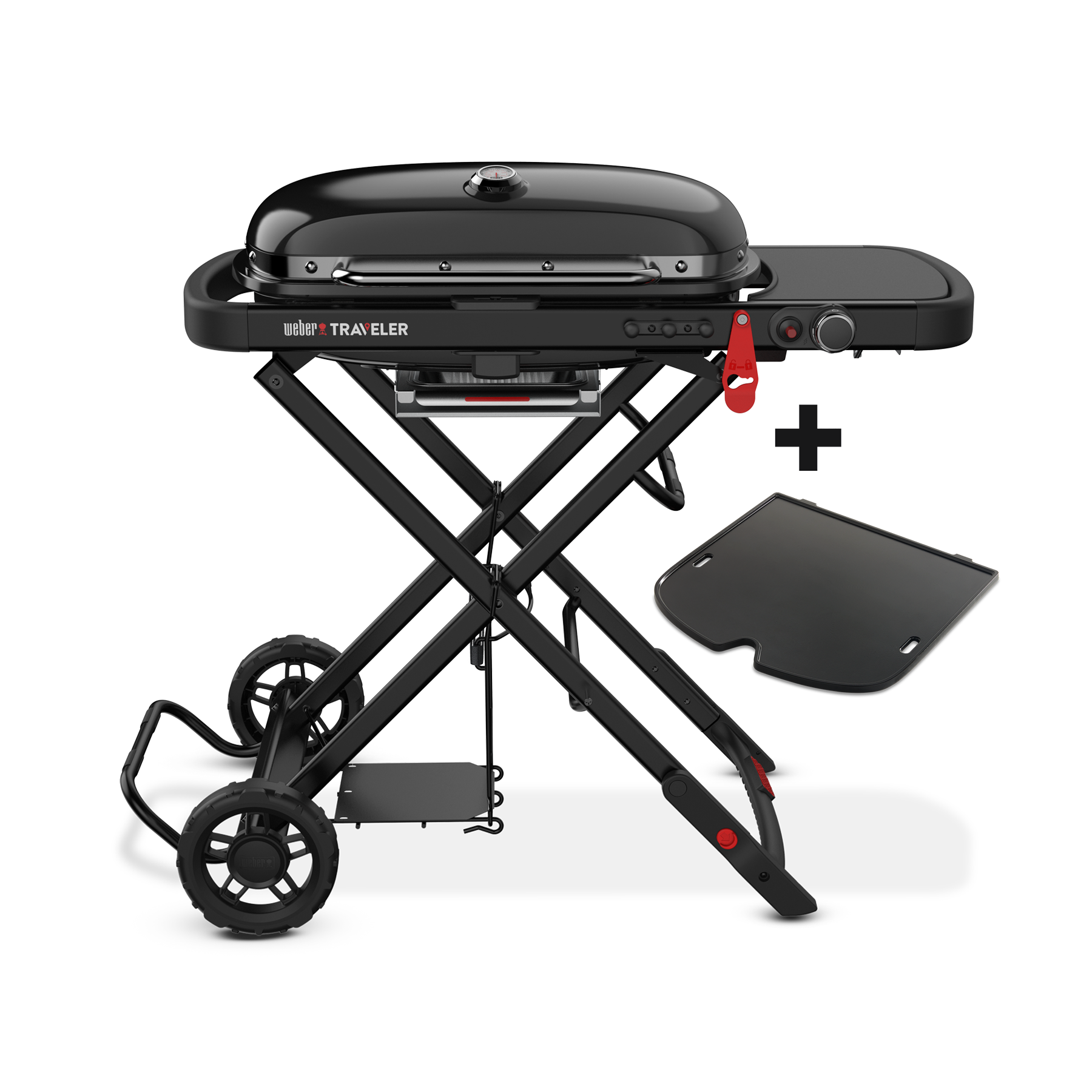 Weber Traveler® Portable Gas Barbecue Stealth Edition