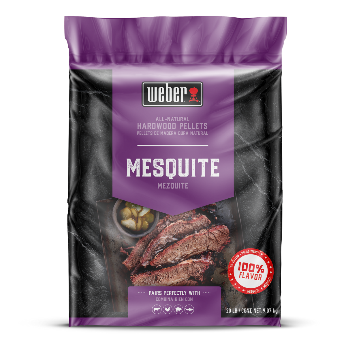 Weber® Mesquite All-Natural Hardwood Pellets