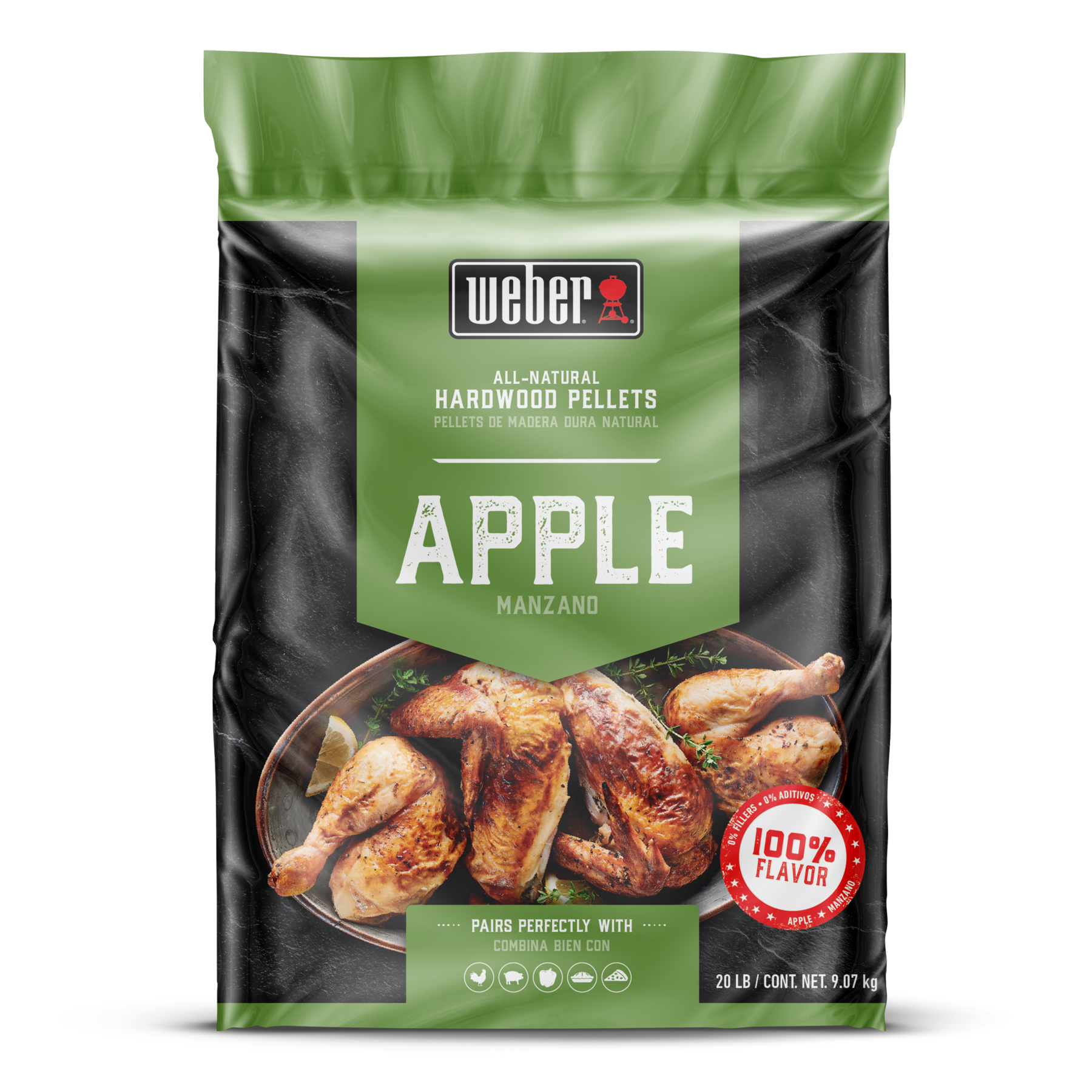 Weber® Apple All-Natural Hardwood Pellets