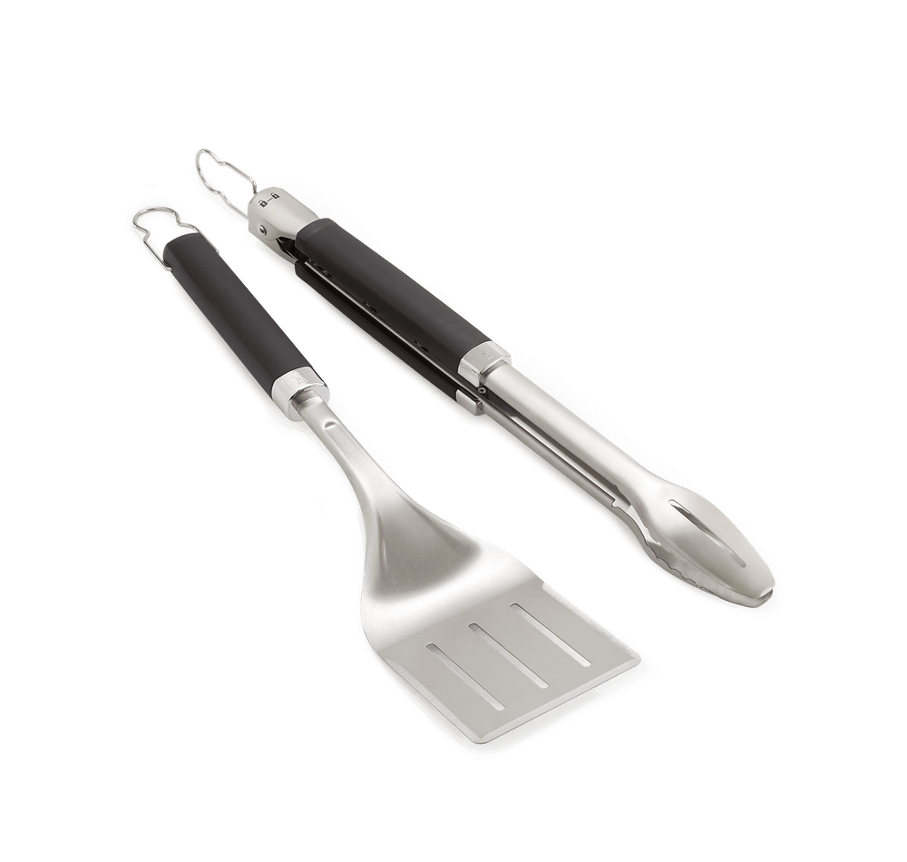 Weber 2 Piece Tool Set includes Tongs & Spatula