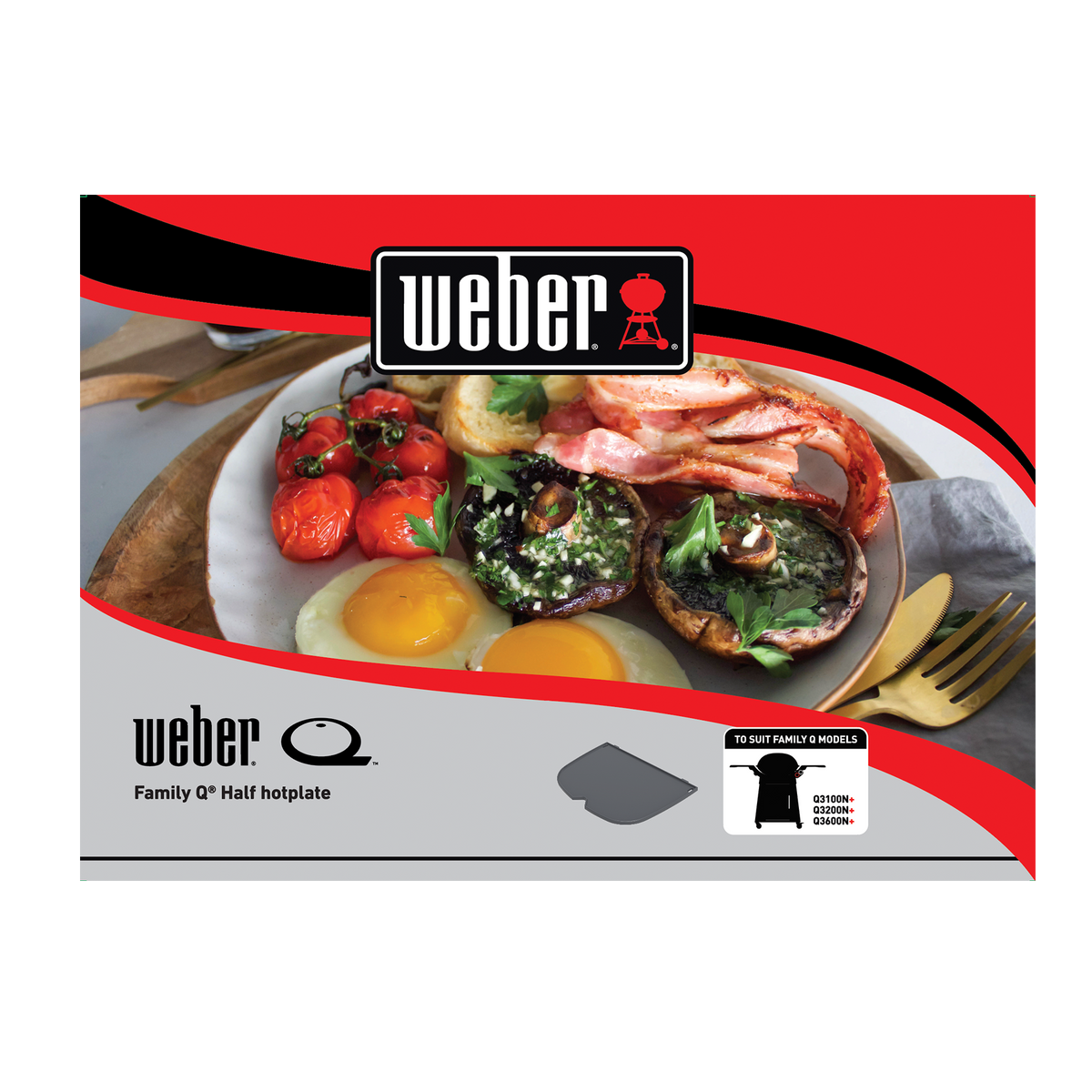 Family Q® Half Hotplate