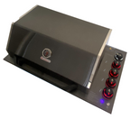 Bossworx Drop in Black BBQ, 4 Burner with Infrared Sear Burner