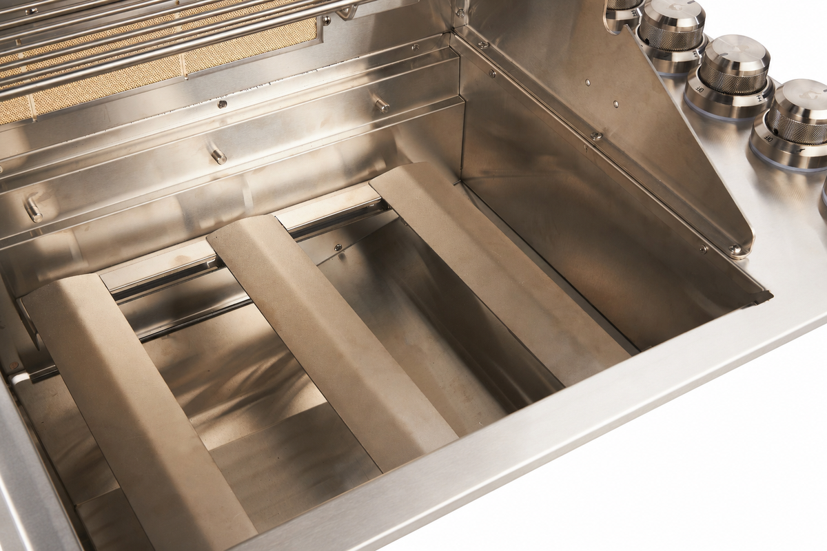 Bossworx Drop In SS BBQ, 4 Burner with Infrared Rear Burner