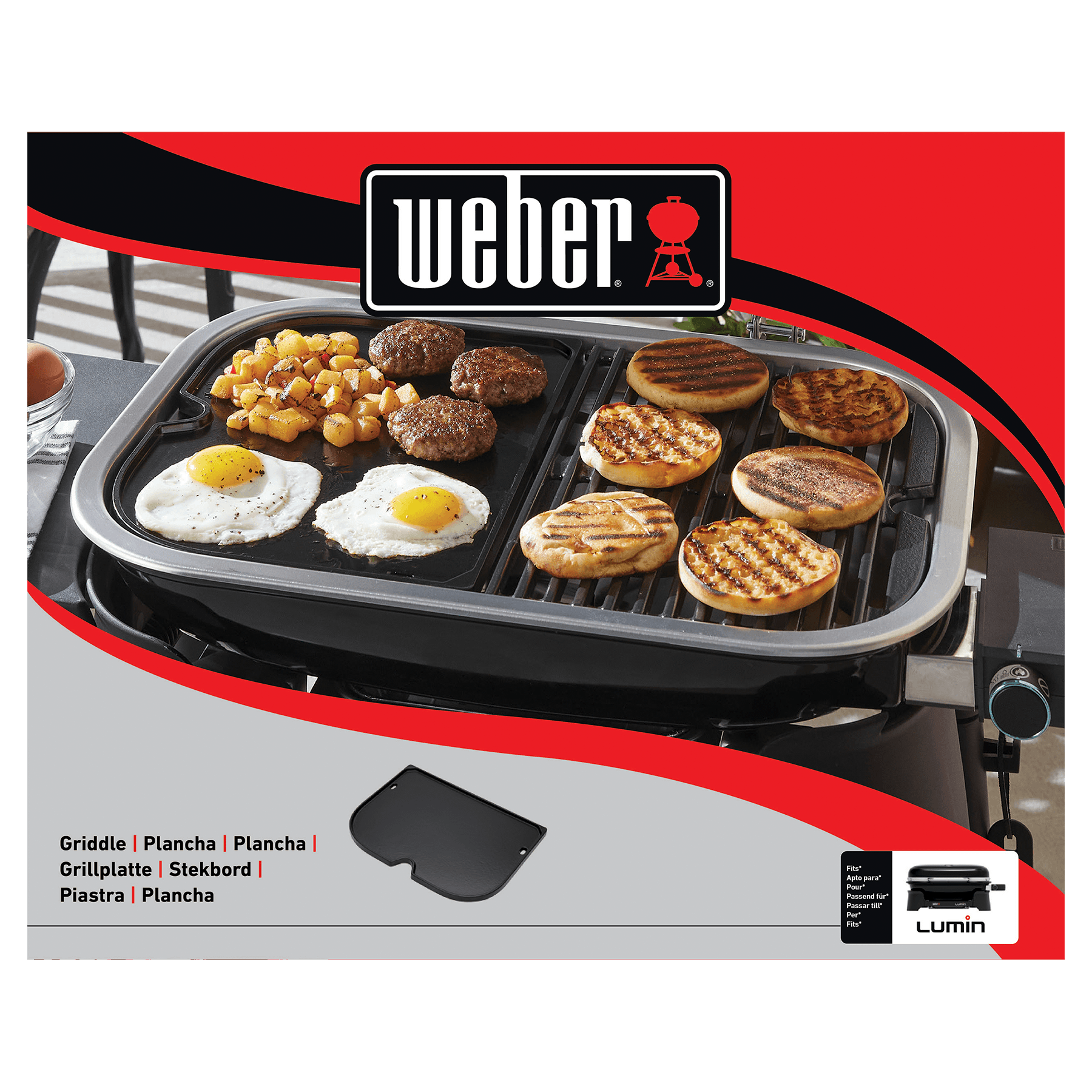 Weber® Lumin® Half Hotplate