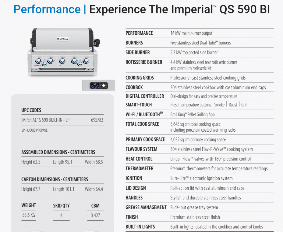 Broil King Imperial QS 590 BI
