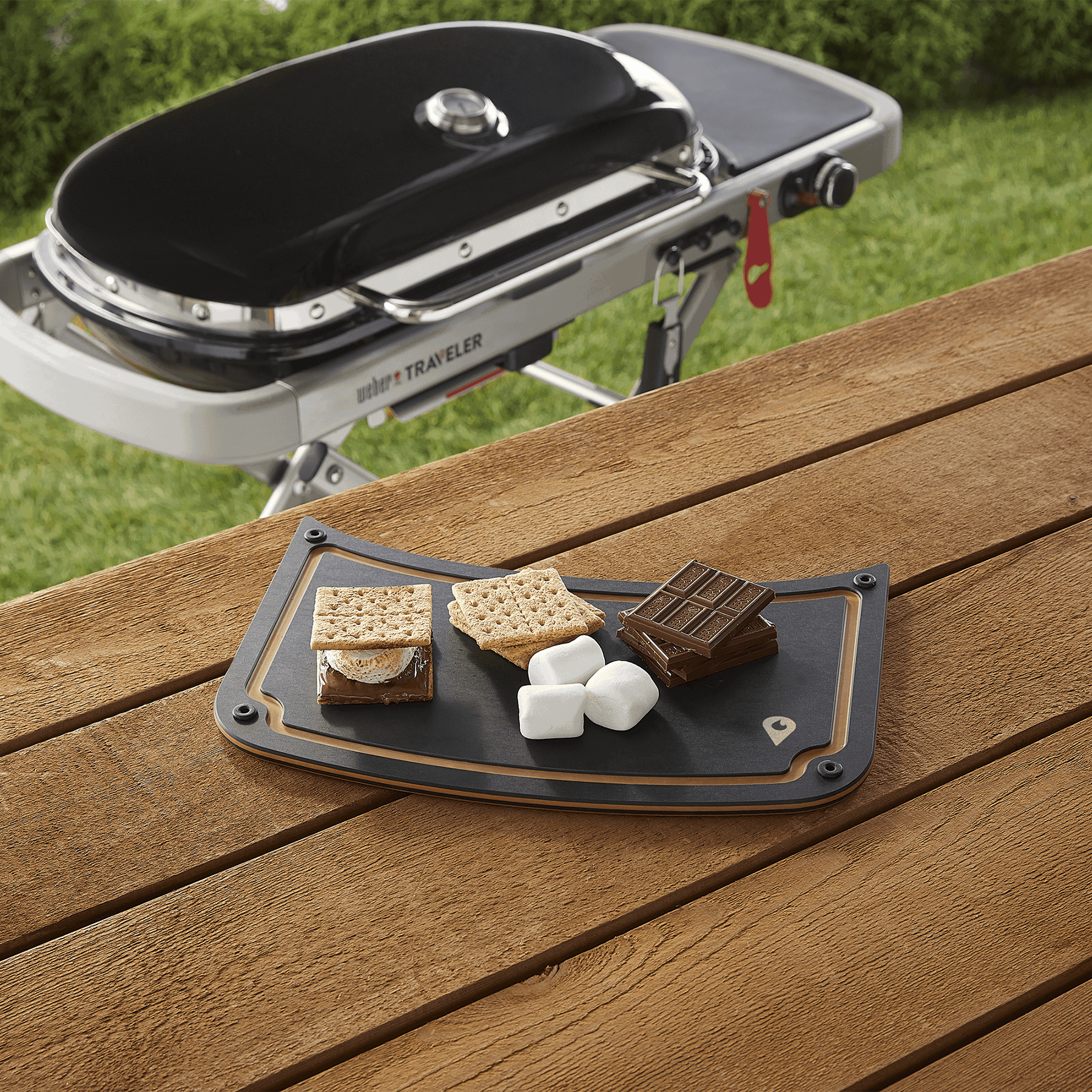 Weber Traveler Reversible Prep & Serve Board