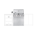 SummitÂź S-460 Built-In Gas Barbecue (Natural Gas)