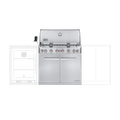 SummitÂź S-660 Built-In Gas Barbecue (LPG)