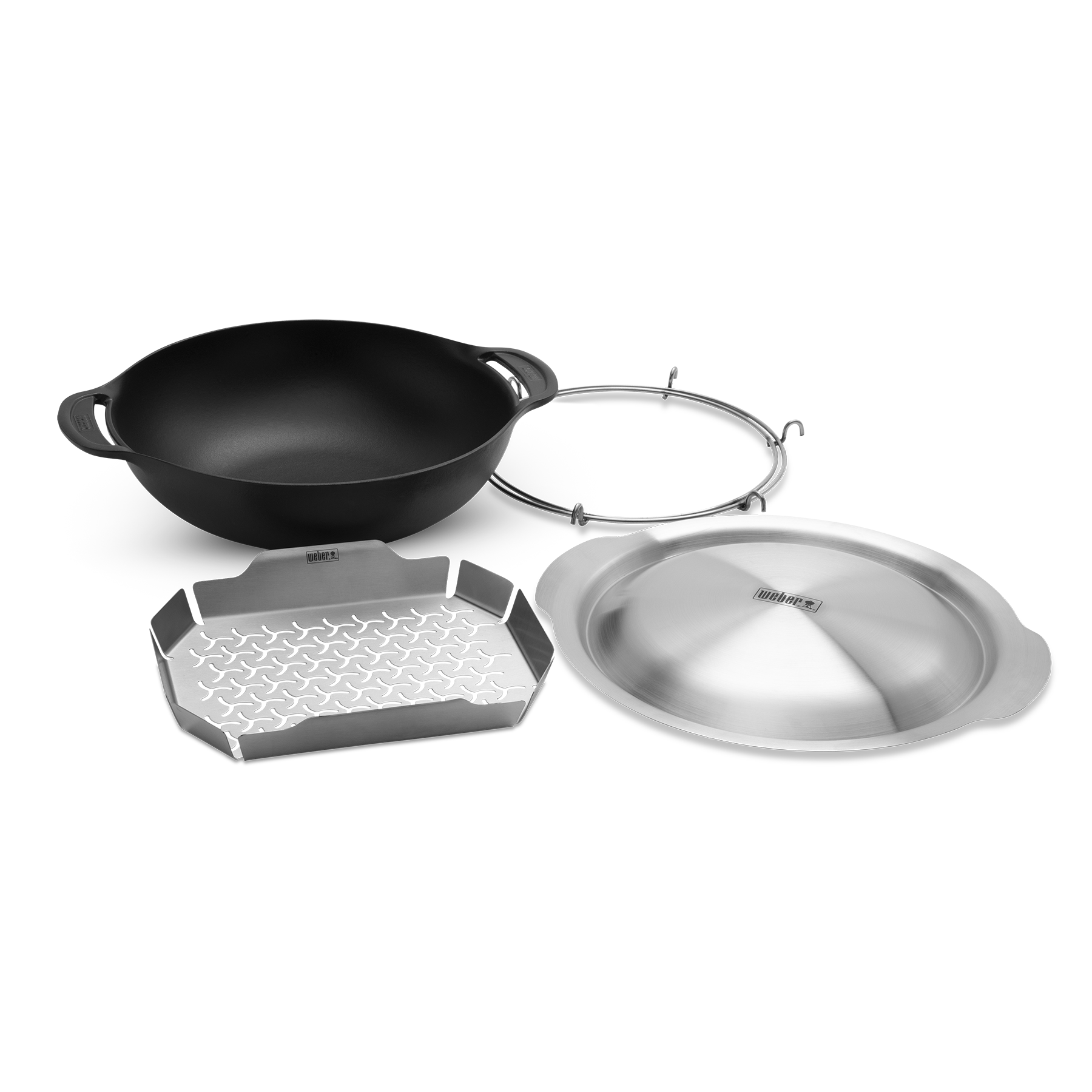 WEBER CRAFTED Wok & Steamer