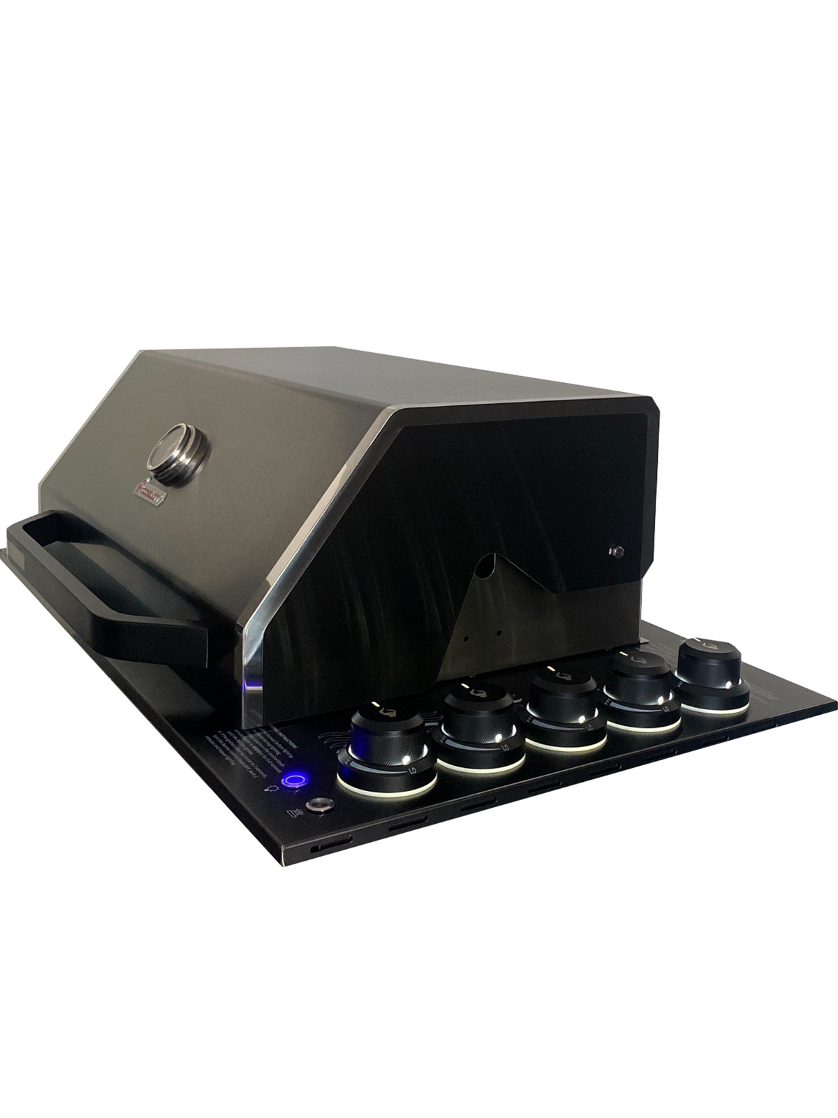 Bossworx Drop in Black BBQ, 4 Burner with Infrared Sear Burner
