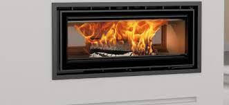 ADF 100 Double Sided Insert Wood Fire