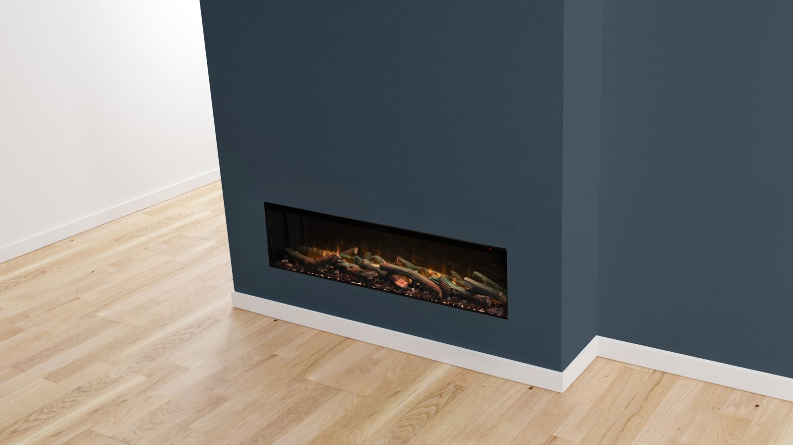Ambe Linear Deep 72 Electric Fireplace