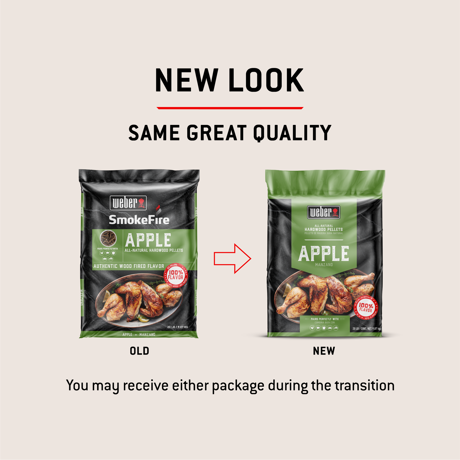Weber® Apple All-Natural Hardwood Pellets