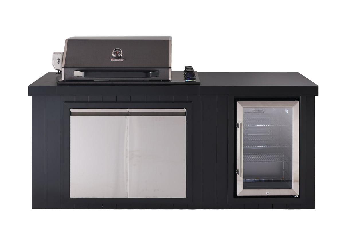 Bossworx ODK Black SS Grill with SS Door