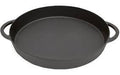BGE Skillet Cast Iron 36cm/14 Inch with 2 Side Handles
