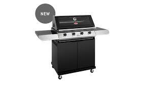 Beefeater 1200 Series Black Enamel 4 Burner Mobile BBQ