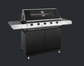 Beefeater 1200 Series Black Enamel 5 Burner Mobile BBQ