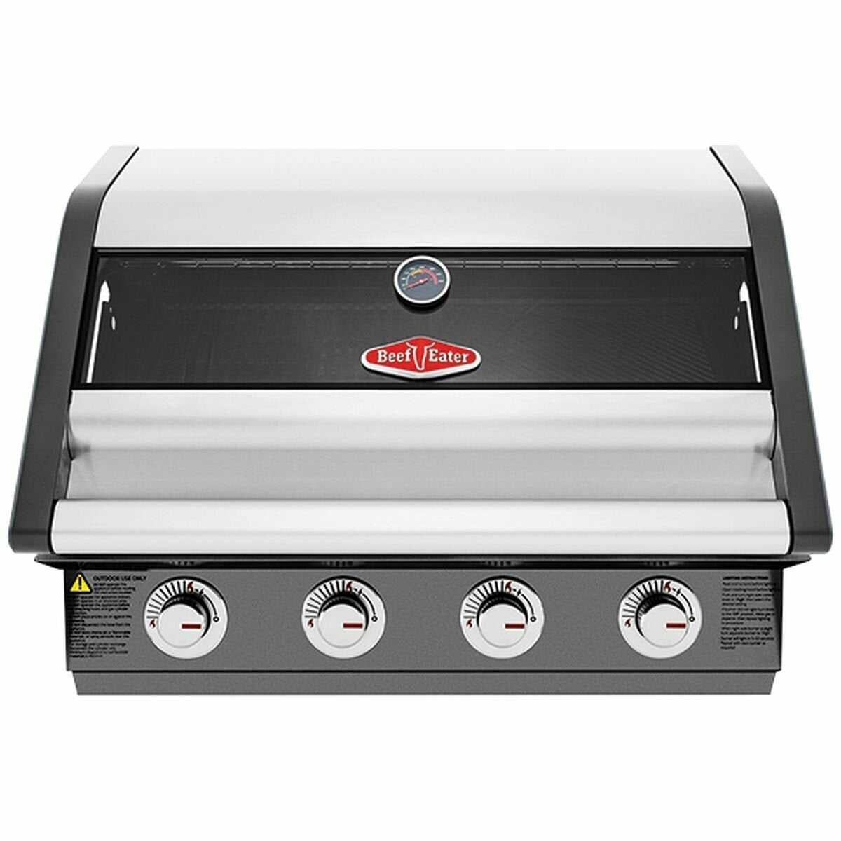 Beefeater 1600 Series Dark 4B Built-In w Cast Iron Burners & Grills