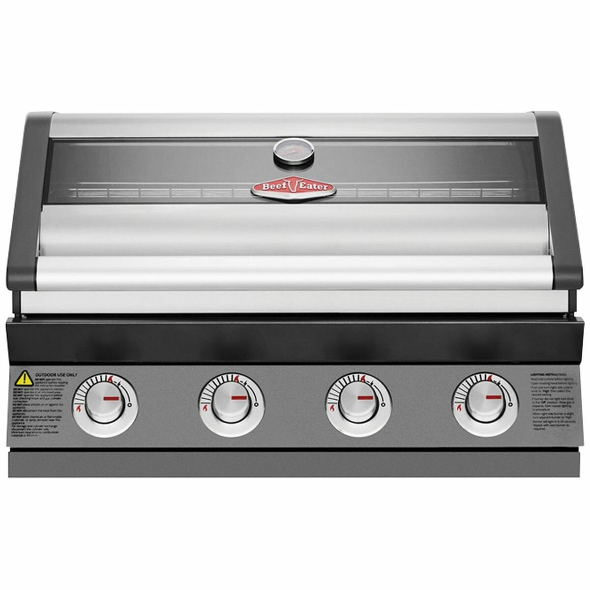 Beefeater 1600 Series Dark 4B Built-In w Cast Iron Burners & Grills