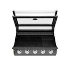Beefeater 1600 Series Dark 5 Burner - Inbuilt w/Cast Iron Burners & Grills