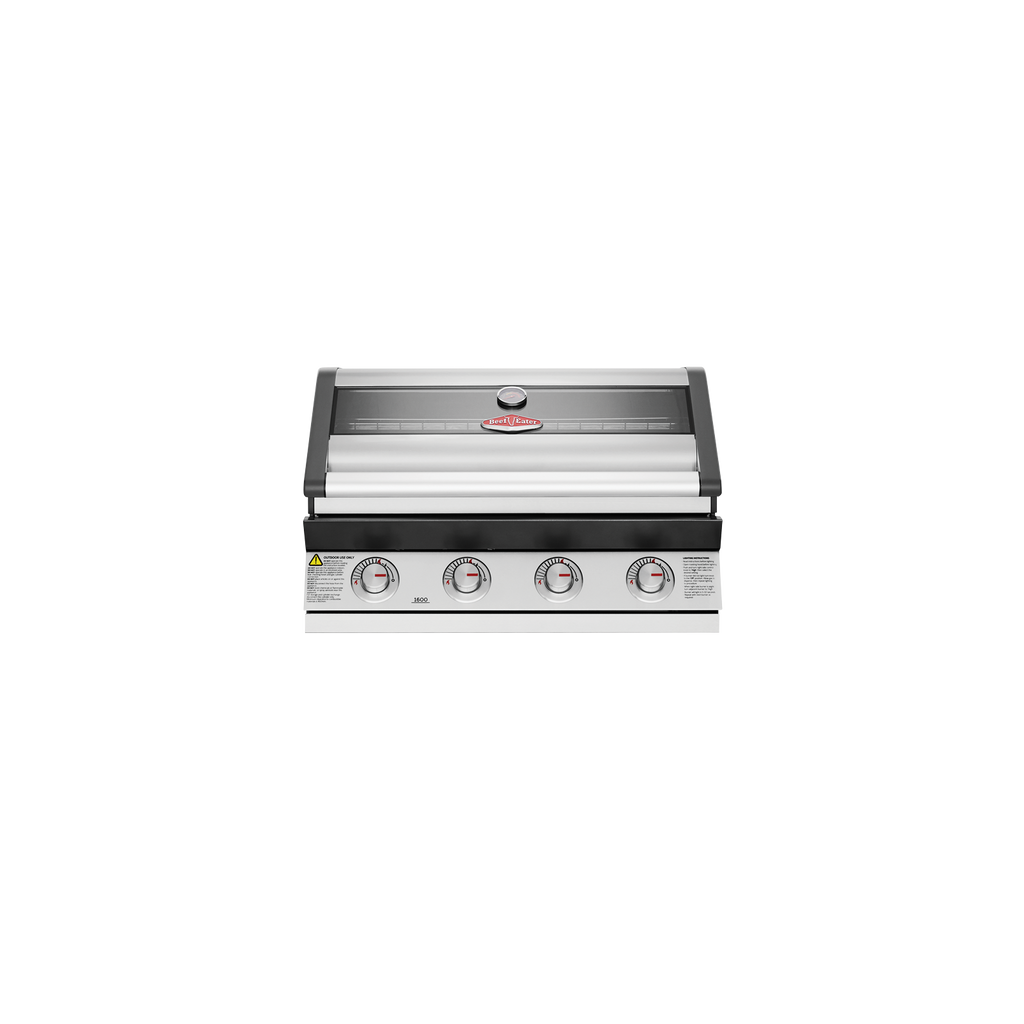 Beefeater 1600 Series S/Steel 4B Built-In w Cast Iron Burners & Grills