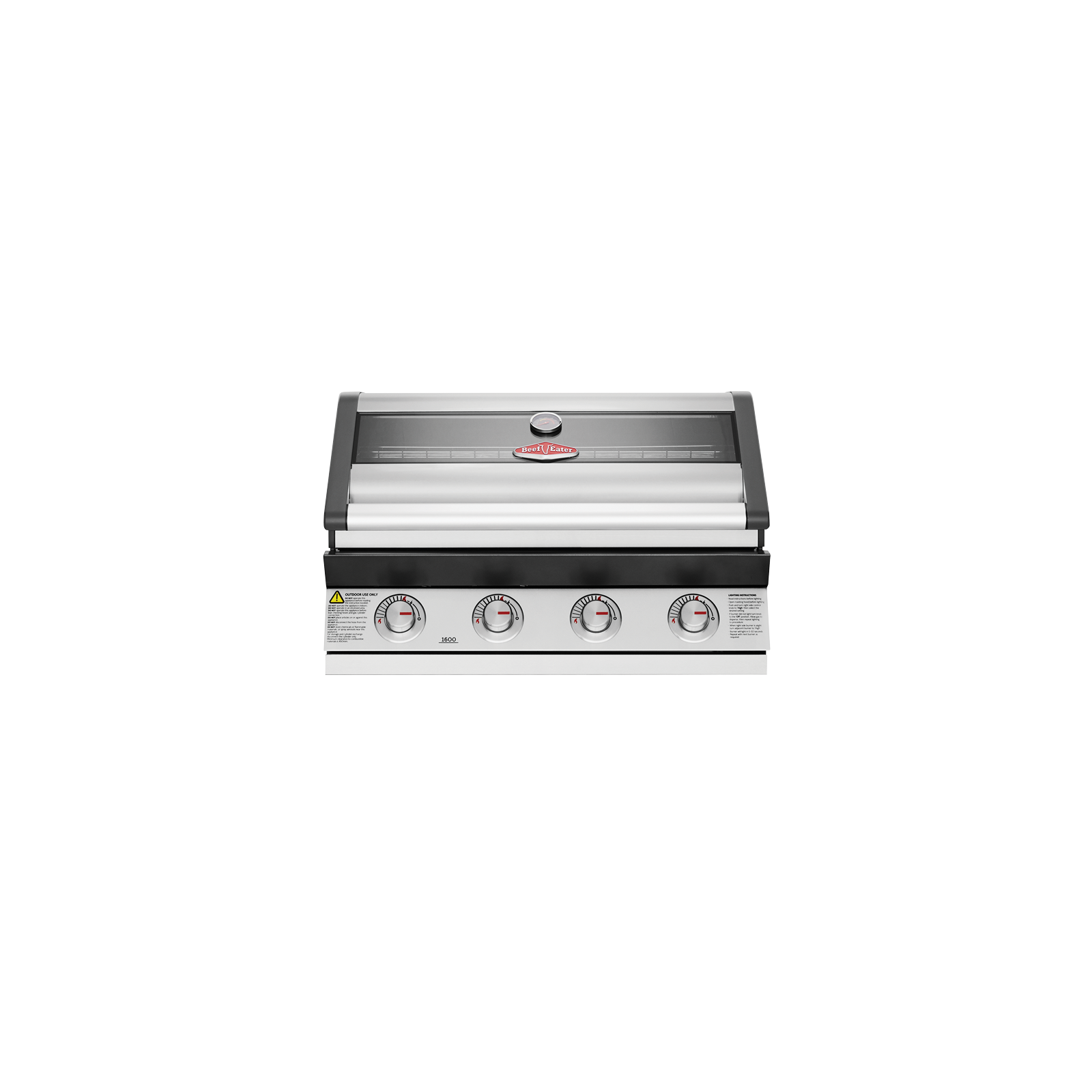 Beefeater 1600 Series S/Steel 4B Built-In w Cast Iron Burners & Grills