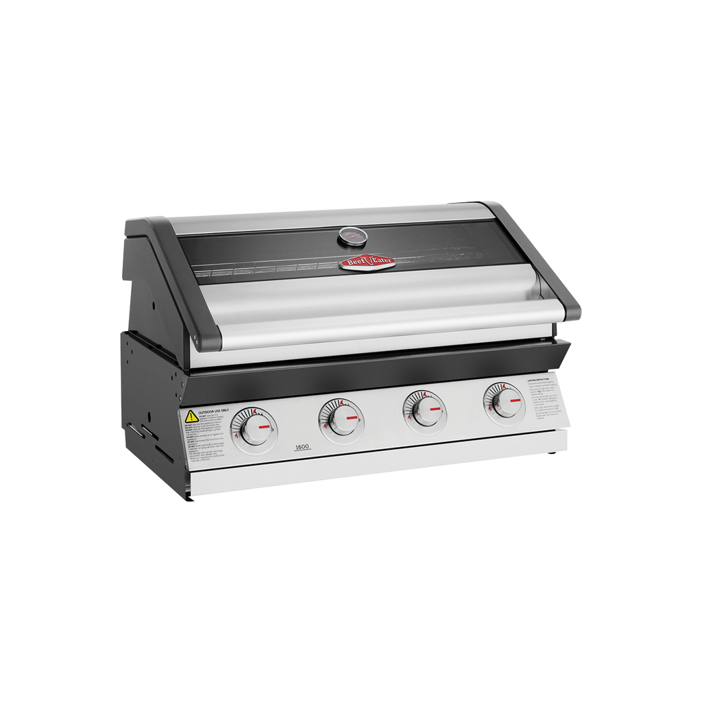 Beefeater 1600 Series S/Steel 4B Built-In w Cast Iron Burners & Grills