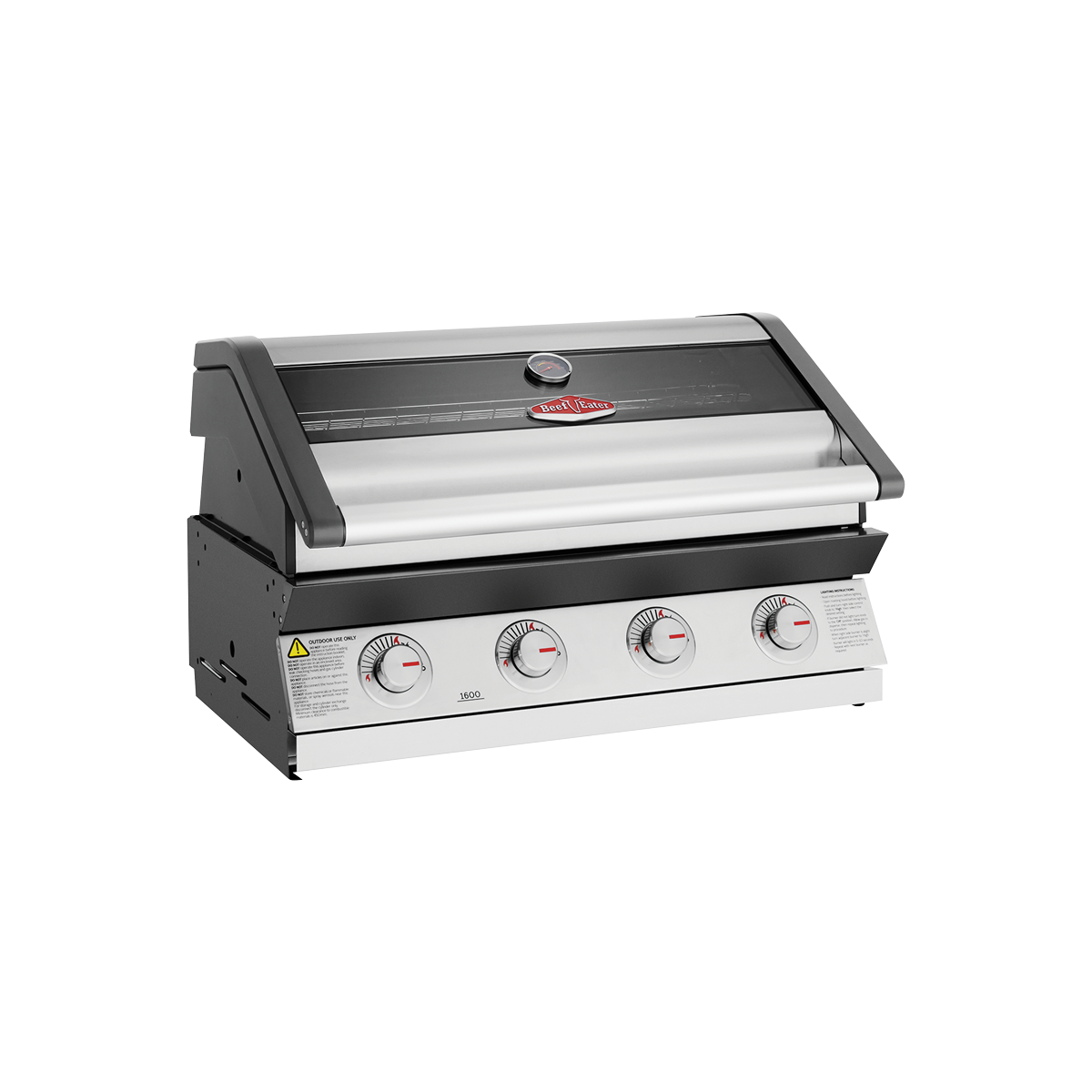 Beefeater 1600 Series S/Steel 4B Built-In w Cast Iron Burners & Grills
