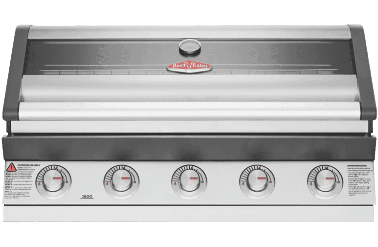 Beefeater 1600 Series Stainless Steel 5 Burner - Inbuilt