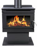 Blaze B500 Radiant/Convection Wood Heater on Pedestal