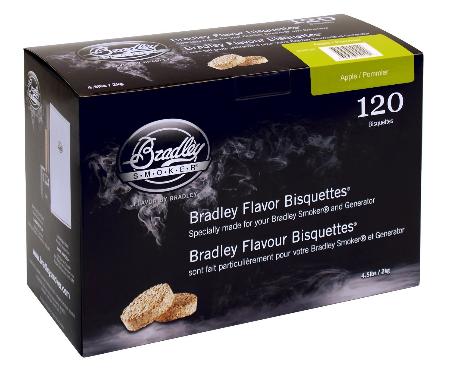 Bradley Bisquettes Apple - 120 Pack