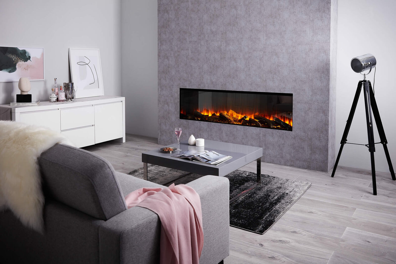 British Fires New Forest 1600 Electric Fireplace