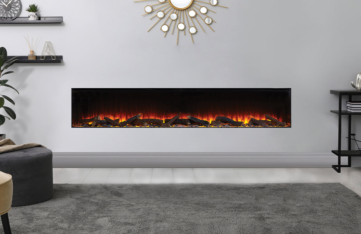British Fires Forest 2400 Electric Fireplace | 1/2/3 Sided Fireplace
