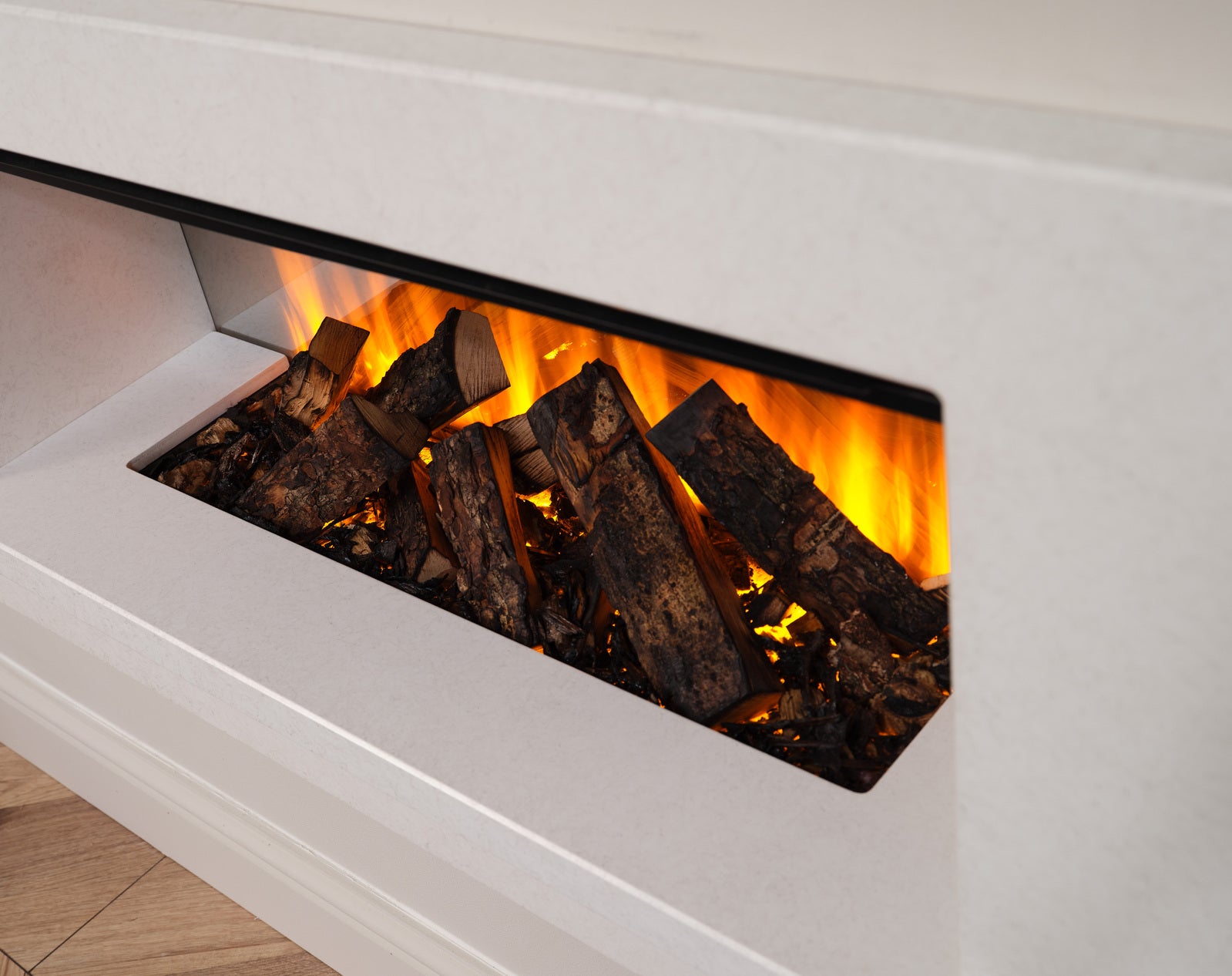 British Fires Holbury Suite 870 - White