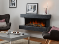 British Fires New Forest 1600 Winchester Suite - Grey