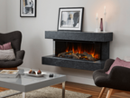 British Fires New Forest 1600 Winchester Suite - Grey