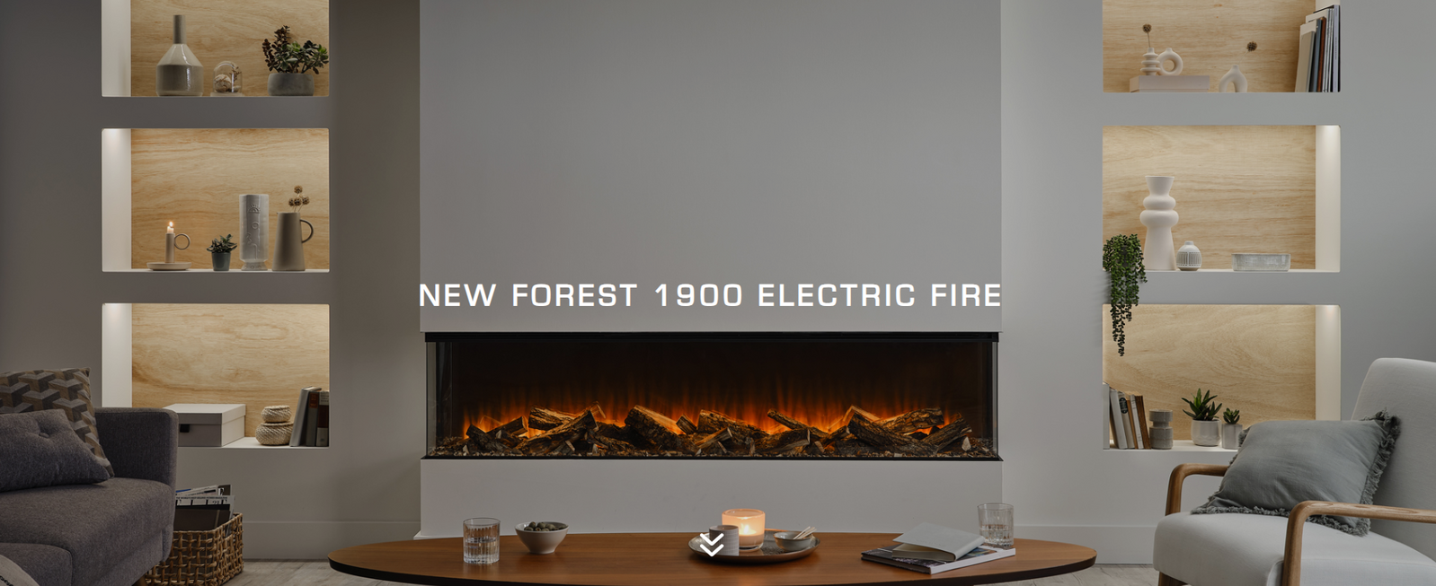 British Fires New Forest 1900 Electric Fireplace