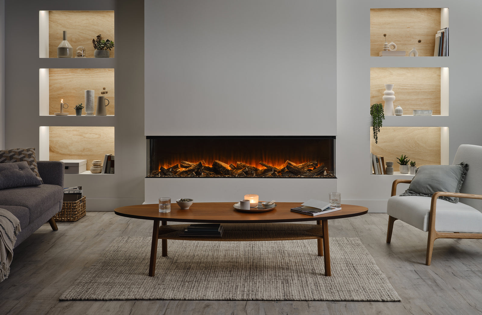 British Fires New Forest 1900 Electric Fireplace