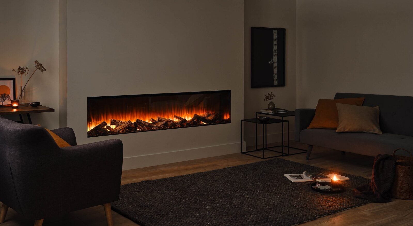 British Fires New Forest 1900 Electric Fireplace