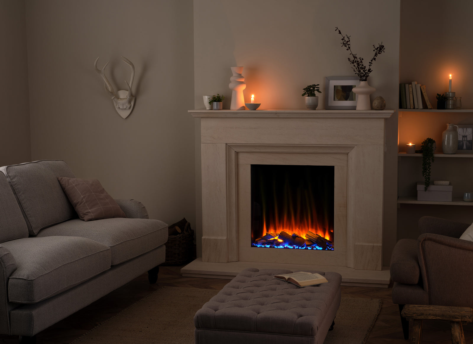 British Fires New Forest 650 Electric Fireplace