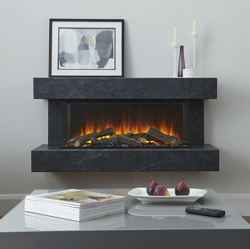 British Fires Winchester Suite Only - Grey - To Suit New Forest 870 (Sold Separately)