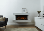 British Fires New Forest 870 Winchester Suite - White